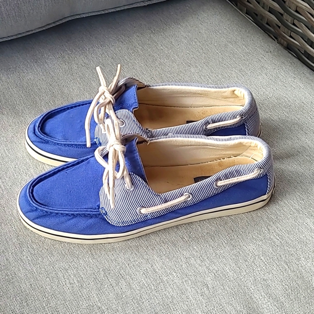Ralph Lauren Polo Blue & White Loafers
